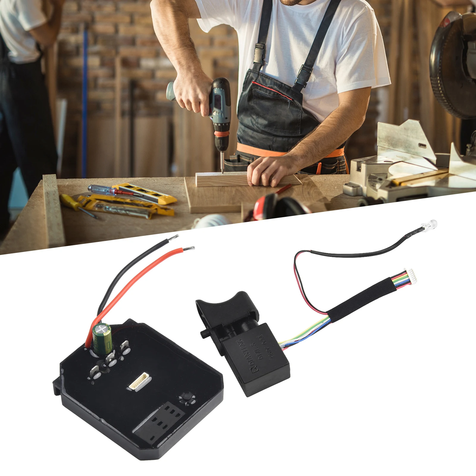 1set Brushless Electric Wrench Drive Control Board With Switch For 2106/161/169 Angle Grinder Drive Plate Polishing Machine
1set Brushless Electric Wrench Drive Control Board With Switch For 2106/161/169 Angle Grinder Drive Plate Polishing Machine