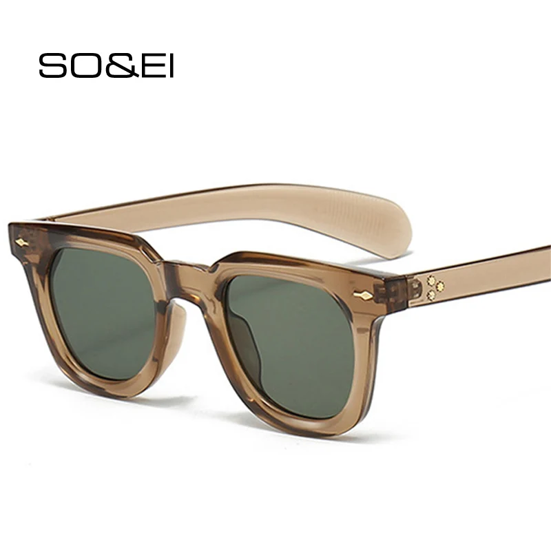 SO&EI New Small Square Women Rivets Decoration Sunglasses Retro Punk Men Yellow Blue Sun Glasses Shades UV400
SO&EI New Small Square Women Rivets Decoration Sunglasses Retro Punk Men Yellow Blue Sun Glasses Shades UV400
