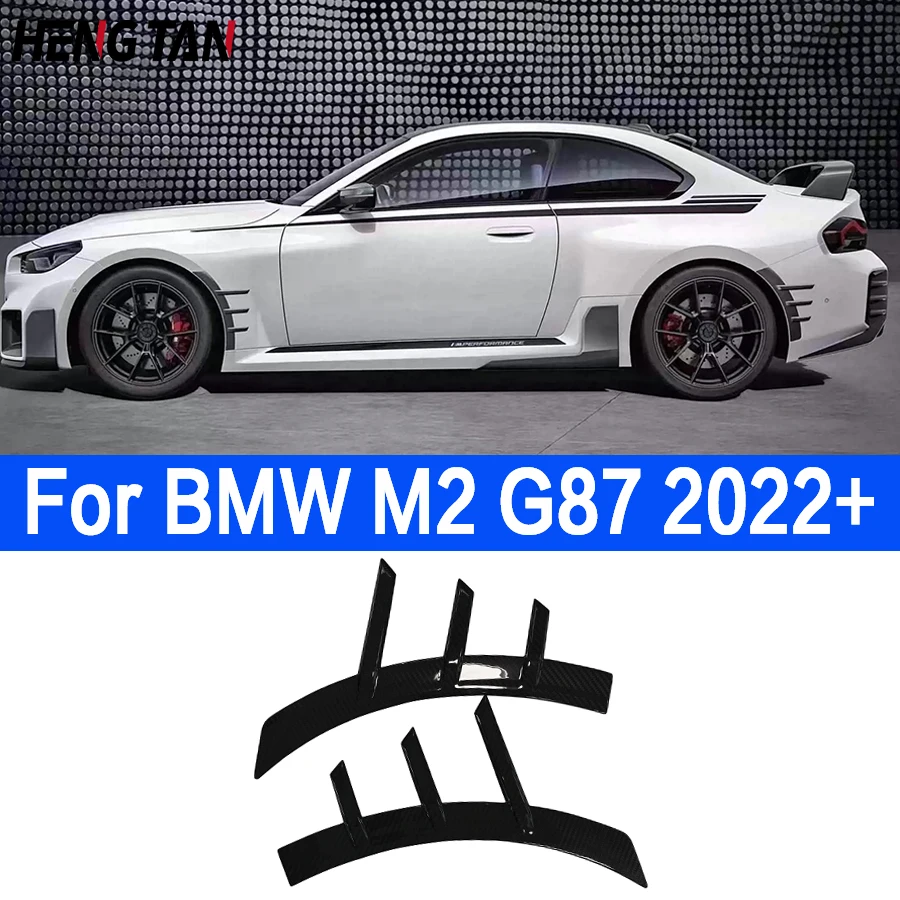 For BMW M2 G87 2021+ MP Style Car Accessories 2PCS Carbon Fiber Before Bumper Wheel Eyebrows Vent Fender Spoiler Trims
For BMW M2 G87 2021+ MP Style Car Accessories 2PCS Carbon Fiber Before Bumper Wheel Eyebrows Vent Fender Spoiler Trims
