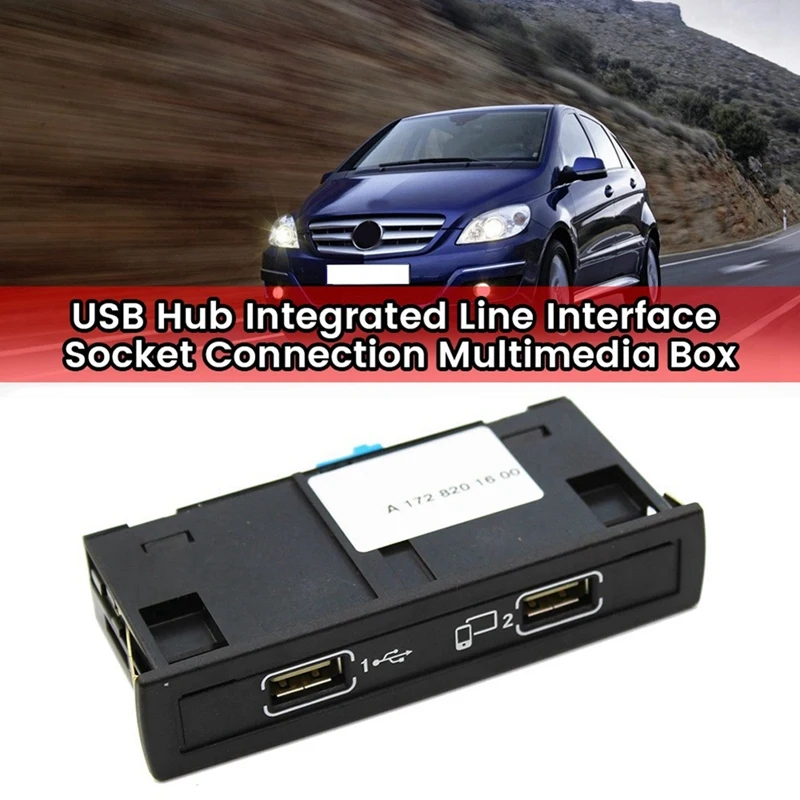 Black Socket Connection Multimedia Box Car For Mercedes-Benz CLA200 GLA200 CLS GLE A1728201600 A17282028626
Black Socket Connection Multimedia Box Car For Mercedes-Benz CLA200 GLA200 CLS GLE A1728201600 A17282028626