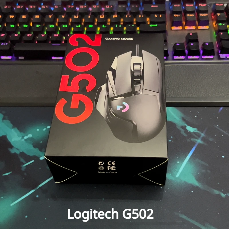 

2024 New Logitech G502 HERO Wired Gaming Mouse 2.4GHz 16000DPI RGB Cannot Connect To Official Programs Mouse Gamer Fast Delivery