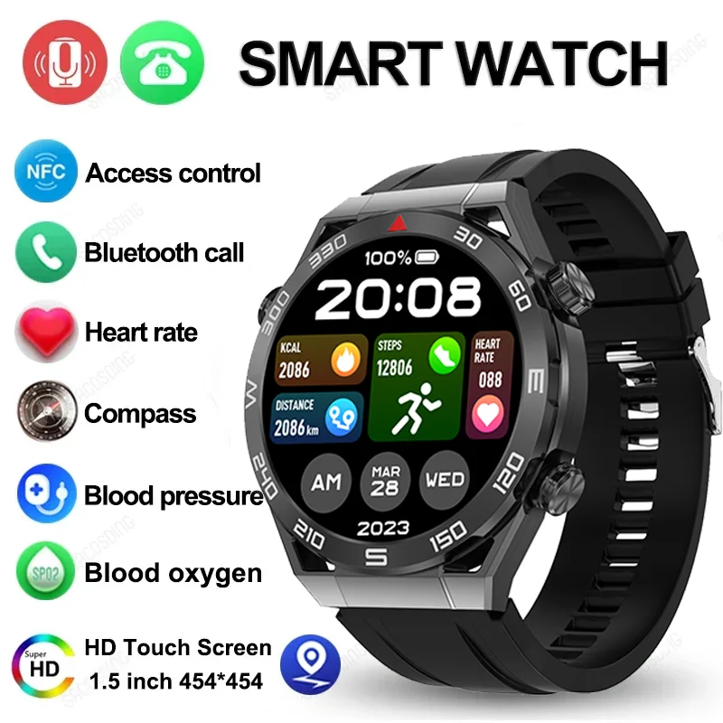 2024 GPS Smart Watch Men Smartwatches For Xiaomi Samsung Huawei Android IOS Phone Connect NFC Compass Bracelet Waterproof ECG
2024 GPS Smart Watch Men Smartwatches For Xiaomi Samsung Huawei Android IOS Phone Connect NFC Compass Bracelet Waterproof ECG