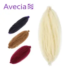 AVECIA Kinky Straight Synthetic Hair Natural Wavy Afro Curls Extensions Dreadlocks 24Inch 90g/Piece With Soft Locs For Women
AVECIA Kinky Straight Synthetic Hair Natural Wavy Afro Curls Extensions Dreadlocks 24Inch 90g/Piece With Soft Locs For Women