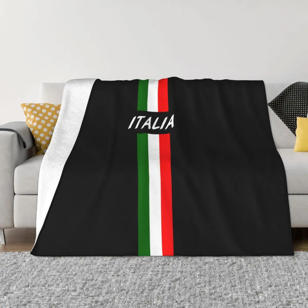 

Итальянские флисовые декоративные многофункциональные теплые пледы одеяла с изображением флага для дивана покрывала