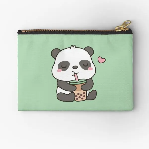 Cute Little Panda Enjoying Boba Tea Zipper Pouches Small Money Cosmetic Women Key Packaging Pocket Storage Coin Wallet
Cute Little Panda Enjoying Boba Tea Zipper Pouches Small Money Cosmetic Women Key Packaging Pocket Storage Coin Wallet