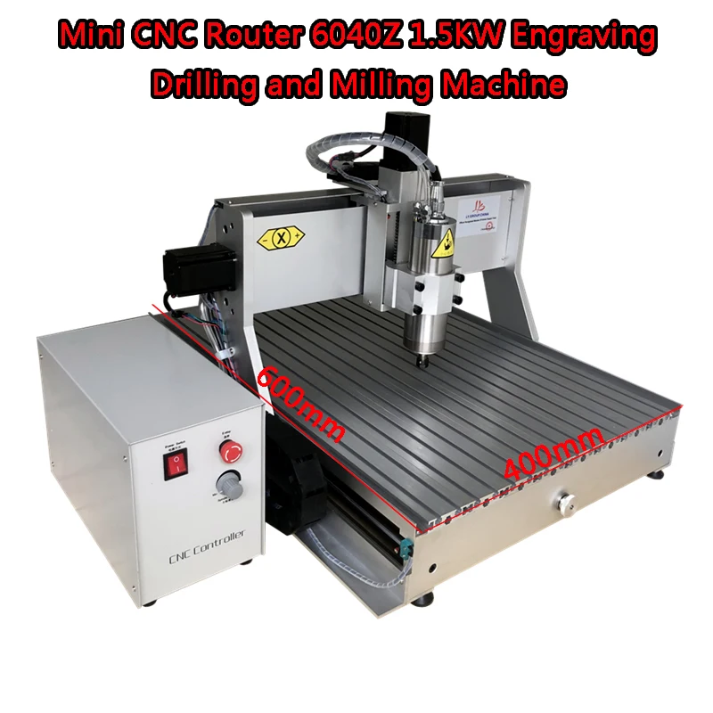 CNC Woodworking Engraving Wood Carving Machine 6040 Z-VFD 4Axis 1500W CNC Router with Usb Port for Metal Drilling and Milling
CNC Woodworking Engraving Wood Carving Machine 6040 Z-VFD 4Axis 1500W CNC Router with Usb Port for Metal Drilling and Milling