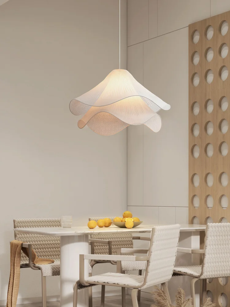 Cream wind restaurant chandelier designer creative personality French retro living room bedroom simple fabric petal lighting
Cream wind restaurant chandelier designer creative personality French retro living room bedroom simple fabric petal lighting