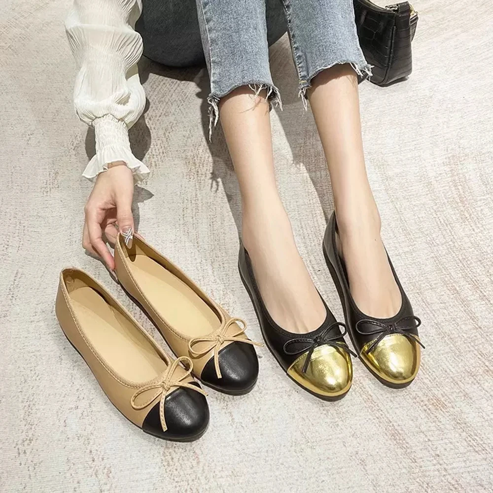 Genuine Leather Ballet Flats Slip-On Bowknot Fashion Sheep Skin Women's Shoes Mixed Colors Casual Flats Comfortable Ladies Shoes
Genuine Leather Ballet Flats Slip-On Bowknot Fashion Sheep Skin Women's Shoes Mixed Colors Casual Flats Comfortable Ladies Shoes