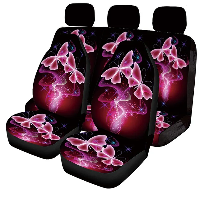 Car Seat Covers Crytal Butterfly Print Bucket Seat Cover Trendy Decorative for Women Housse Voiture Peugeot Partner
Car Seat Covers Crytal Butterfly Print Bucket Seat Cover Trendy Decorative for Women Housse Voiture Peugeot Partner