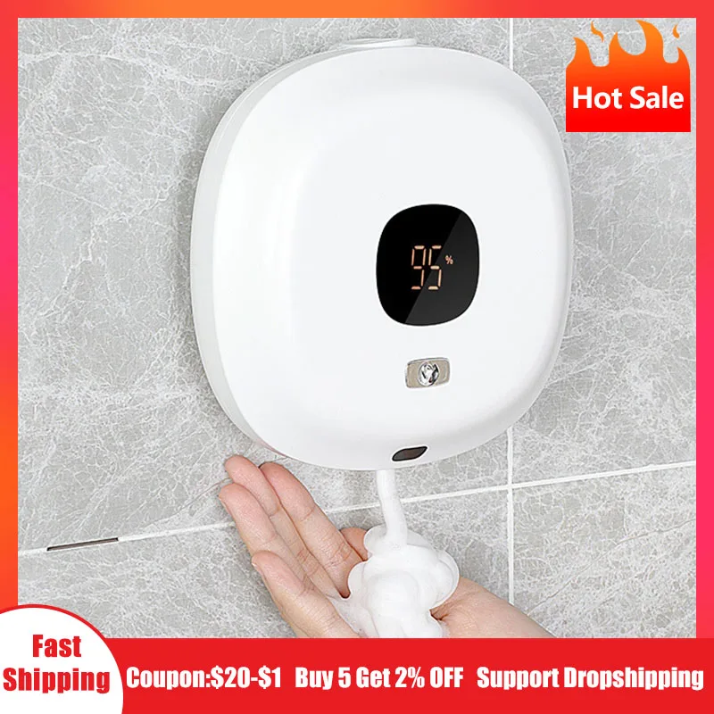 New Soap Dispenser Wall Mounted Touchless Foam Soap Dispenser Automatic Induction Hand Sanitizer Machine For Hotel Household
New Soap Dispenser Wall Mounted Touchless Foam Soap Dispenser Automatic Induction Hand Sanitizer Machine For Hotel Household