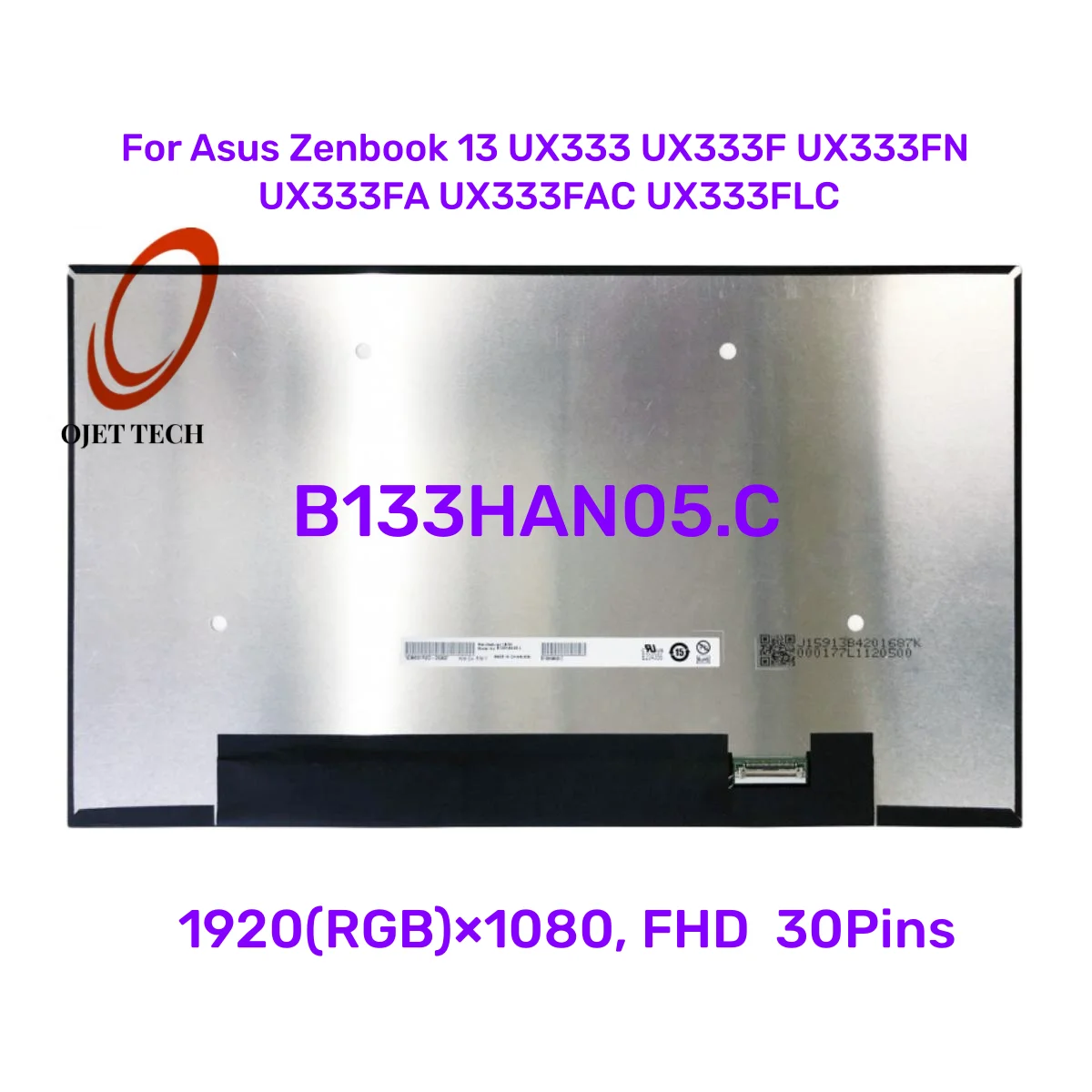 Оригинальный ЖК-экран для ноутбука Asus Zenbook 13 UX333 UX333F UX333FN UX333FA UX333FAC UX333FLC, матрица
Оригинальный ЖК-экран для ноутбука Asus Zenbook 13 UX333 UX333F UX333FN UX333FA UX333FAC UX333FLC, матрица