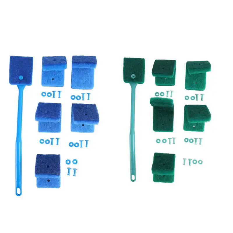 Fish Tank Algae Scrubber Long Handle Double Sided Fish Tank Sponge Cleaner with Hanging Holes for Glass Aquariums
Fish Tank Algae Scrubber Long Handle Double Sided Fish Tank Sponge Cleaner with Hanging Holes for Glass Aquariums