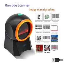 Barcode Scanner 2D Omnidirectional Desktop automatic 1D 2D QR code data matrix reader usb scanner for supermarket store payment
Barcode Scanner 2D Omnidirectional Desktop automatic 1D 2D QR code data matrix reader usb scanner for supermarket store payment
