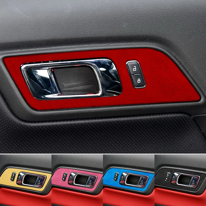 Замшевый пушистый чехол для украшения осветительной панели для Ford Mustang 2015-2021, аксессуары для интерьера 
Замшевый пушистый чехол для украшения осветительной панели для Ford Mustang 2015-2021, аксессуары для интерьера