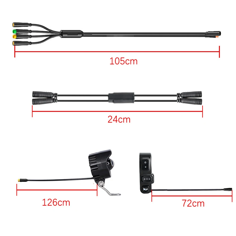 Ensure maximum visibility with For Bafang midmounted motor HD waterproof cable front rear light set Order today
Ensure maximum visibility with For Bafang midmounted motor HD waterproof cable front rear light set Order today