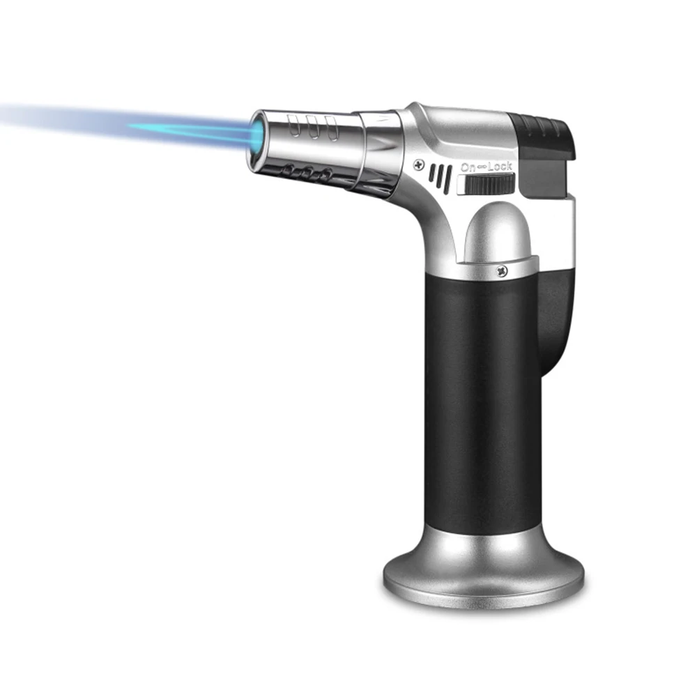 Jet Lighter Refillable Butane Gas Torch Lighter kitchen Culinary Cooking Food Torch for Creme Brulee BBQ Baking Cigar Lighter
Jet Lighter Refillable Butane Gas Torch Lighter kitchen Culinary Cooking Food Torch for Creme Brulee BBQ Baking Cigar Lighter