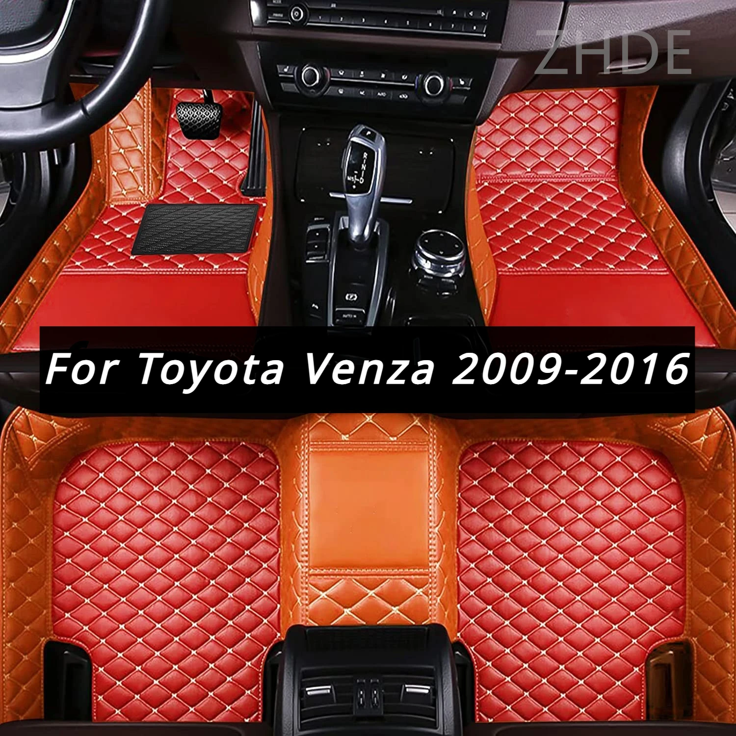 

For Toyota Venza 2016 2015 2014 2013 2012 2011 2010 2009 Car Floor Mats Protect Foot Carpets Waterproof Accessories Weatherproof