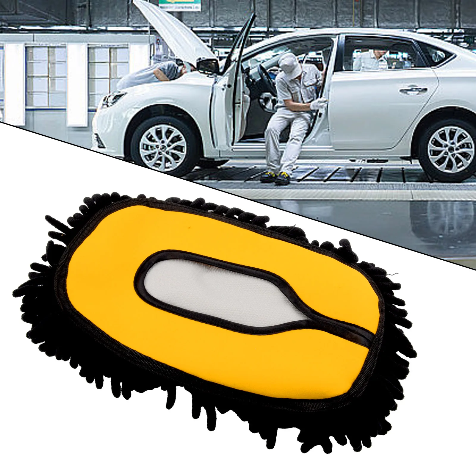 27x15cm 1x Mop Brush Cover Built-in Sponge Universal Yellow Cleaning Brush Cover For Most Car Models Ultra-soft Hot Sale
27x15cm 1x Mop Brush Cover Built-in Sponge Universal Yellow Cleaning Brush Cover For Most Car Models Ultra-soft Hot Sale