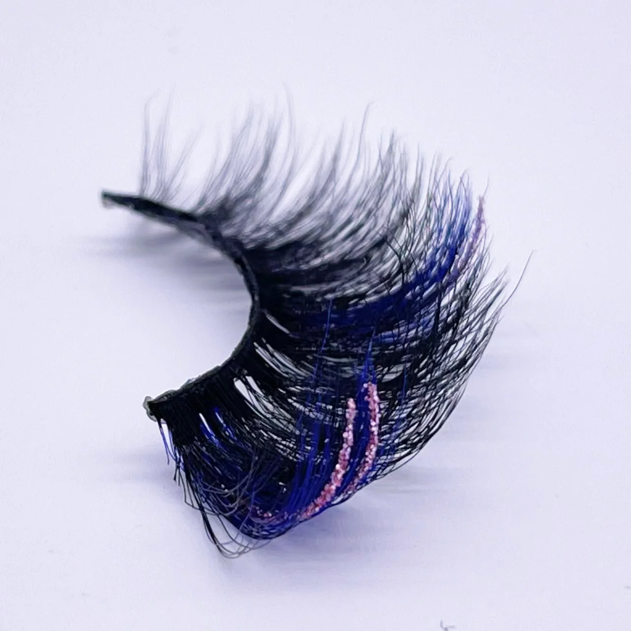Hbzgtlad Colored Lashes Glitter Mink 15mm -20mm Fluffy Color Streaks Cosplay Makeup Beauty Eyelashes 71 Hbzgtlad Colored Lashes Glitter Mink 15mm -20mm Fluffy Color Streaks Cosplay Makeup Beauty Eyelashes -Zentai shop online