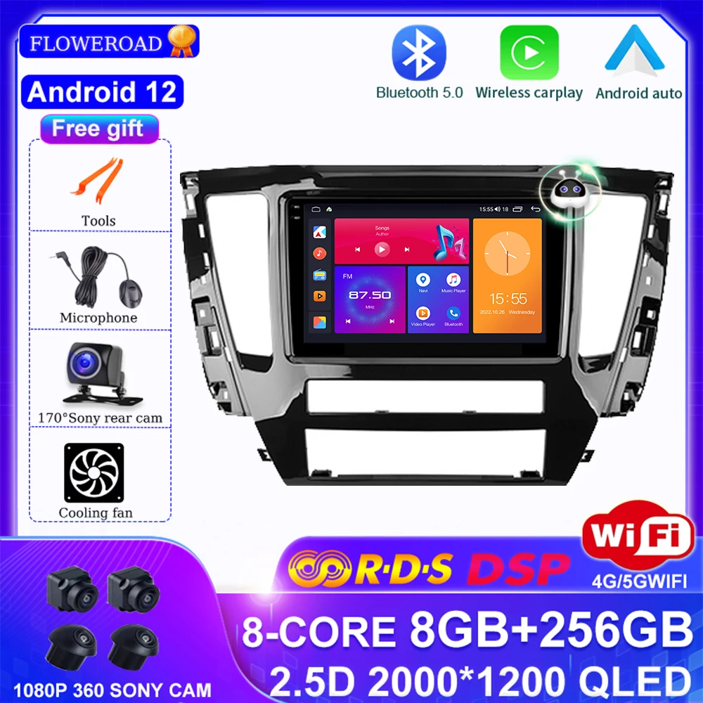 Wireless Carplay Android 12 QLED For Mitsubishi Pajero Sport 3 2020-2021 Car Radio Multimedia Video Player 4G Navigation MP5 DVD
Wireless Carplay Android 12 QLED For Mitsubishi Pajero Sport 3 2020-2021 Car Radio Multimedia Video Player 4G Navigation MP5 DVD