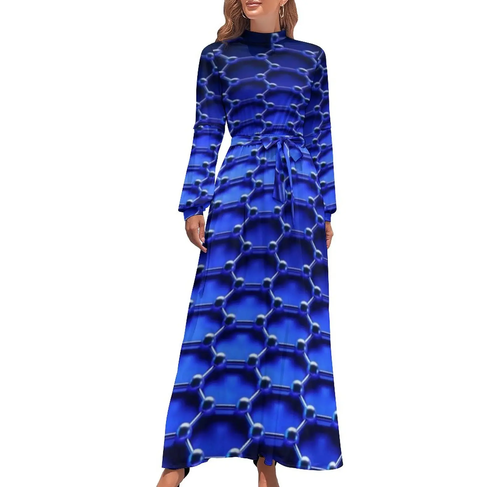 Chain Print Dress Blue Link Kawaii Maxi Dress Street Wear Beach Long Dresses High Waist Custom Vestidos
Chain Print Dress Blue Link Kawaii Maxi Dress Street Wear Beach Long Dresses High Waist Custom Vestidos