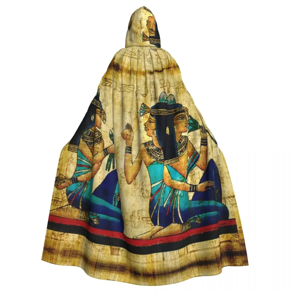 Hooded Cloak Polyester Unisex Witch Cape Costume AccessoryAncient Egyptian Parchment 
Hooded Cloak Polyester Unisex Witch Cape Costume AccessoryAncient Egyptian Parchment