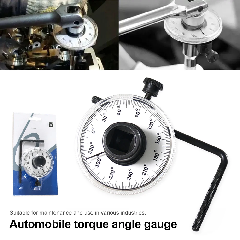 1/2 Inch Torque Wrench Angle Gauge Tool 360° Adjustable 1/2" Drive Torque Meter with Wrench Set Professional Car Measure Tool
1/2 Inch Torque Wrench Angle Gauge Tool 360° Adjustable 1/2" Drive Torque Meter with Wrench Set Professional Car Measure Tool