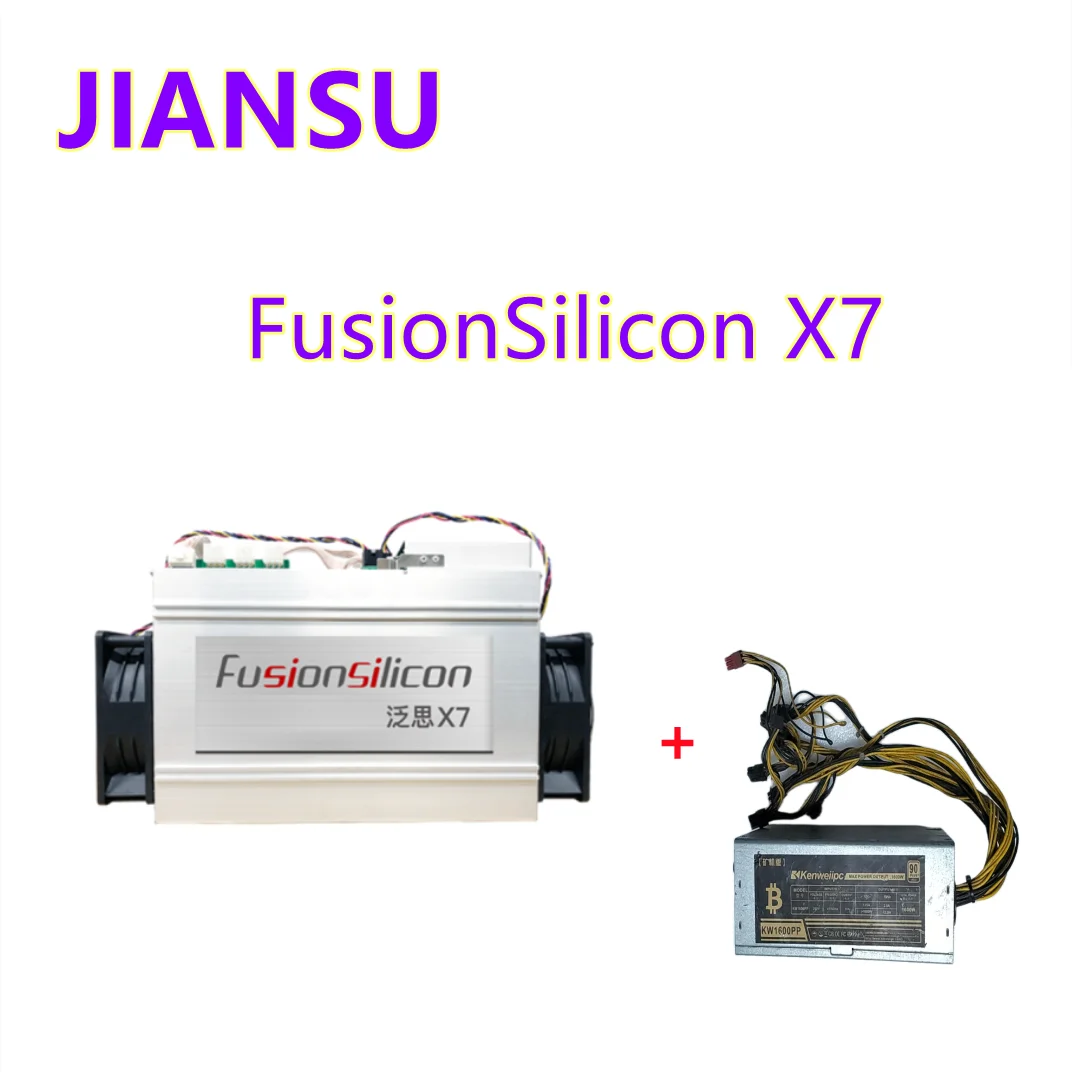 

Used miner FusionSilicon X7 262G ±10% X11 Asic miner with PSU Dash mining better than STU-U6 Innosilicon A5 A6 Antminer D7 D5