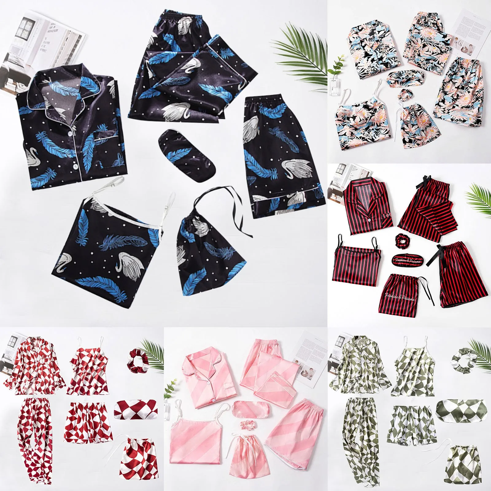 Женские пижамы можно носить в любое время года. Гладкие и мягкие шелковые подтяжки с длинными рукавами сексуальный домашний комплект
Женские пижамы можно носить в любое время года. Гладкие и мягкие шелковые подтяжки с длинными рукавами сексуальный домашний комплект