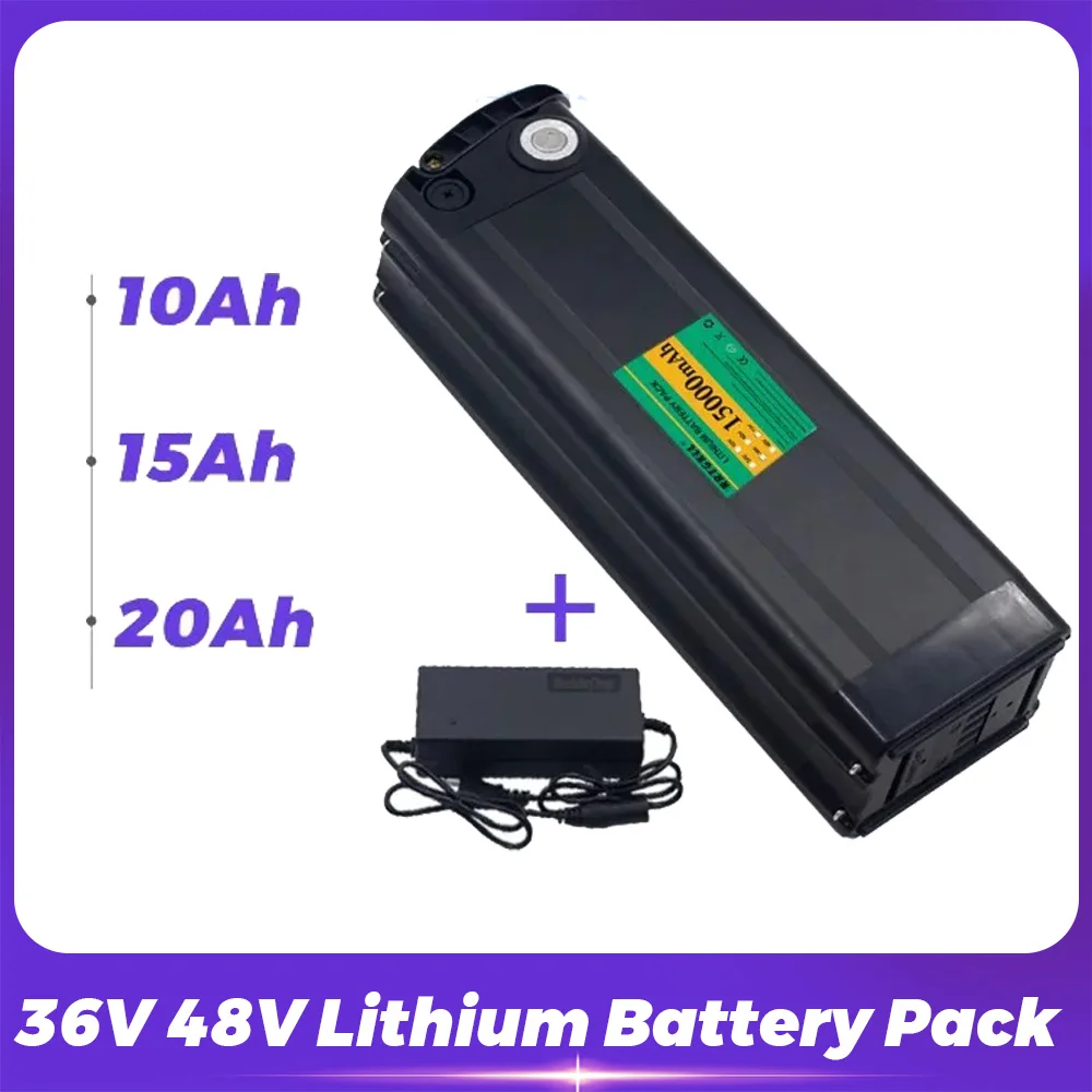 Lastest Upgraded Battery for 36V/48V 10Ah 15Ah 20Ah 800W 500W Lithium ion Silverfish Battery Pack 21700 High Quality Batteries
Lastest Upgraded Battery for 36V/48V 10Ah 15Ah 20Ah 800W 500W Lithium ion Silverfish Battery Pack 21700 High Quality Batteries