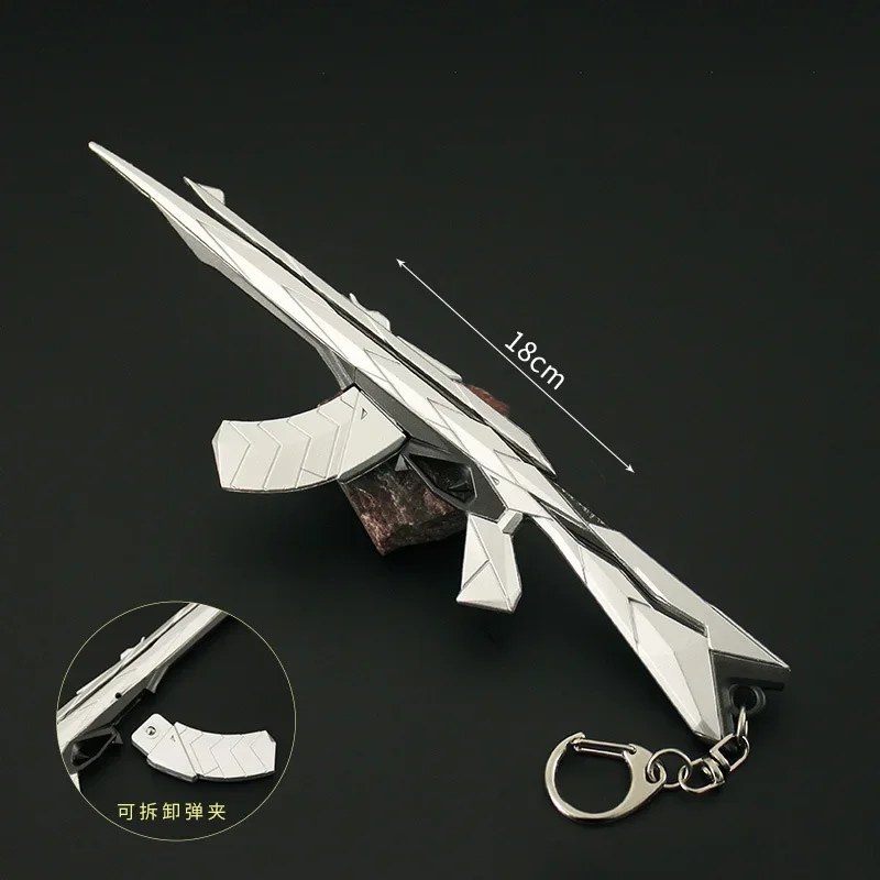 Valorant Weapon 18cm Thug Alien Overlord AK Athixis Berserker Gun Skin Metal Toy Keychain Military Tactical Alloy Pendant Gifts
Valorant Weapon 18cm Thug Alien Overlord AK Athixis Berserker Gun Skin Metal Toy Keychain Military Tactical Alloy Pendant Gifts