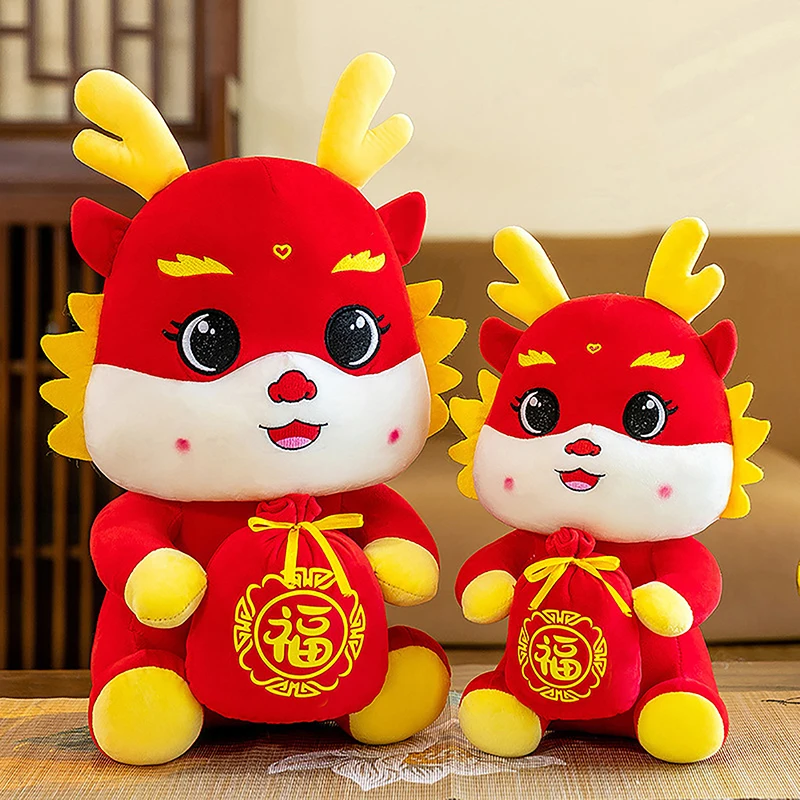 Creative Chinese Dragon Plush Toys Soft Stuffed Animal Dolls For 2024 New Year Mascot Decoration Kid Child Gifts
Creative Chinese Dragon Plush Toys Soft Stuffed Animal Dolls For 2024 New Year Mascot Decoration Kid Child Gifts