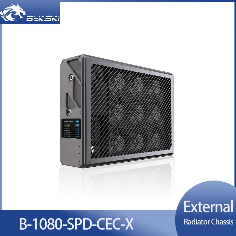 Внешний радиатор Bykski 1080 мм с водяным охлаждением и цифровым дисплеем
Внешний радиатор Bykski 1080 мм с водяным охлаждением и цифровым дисплеем