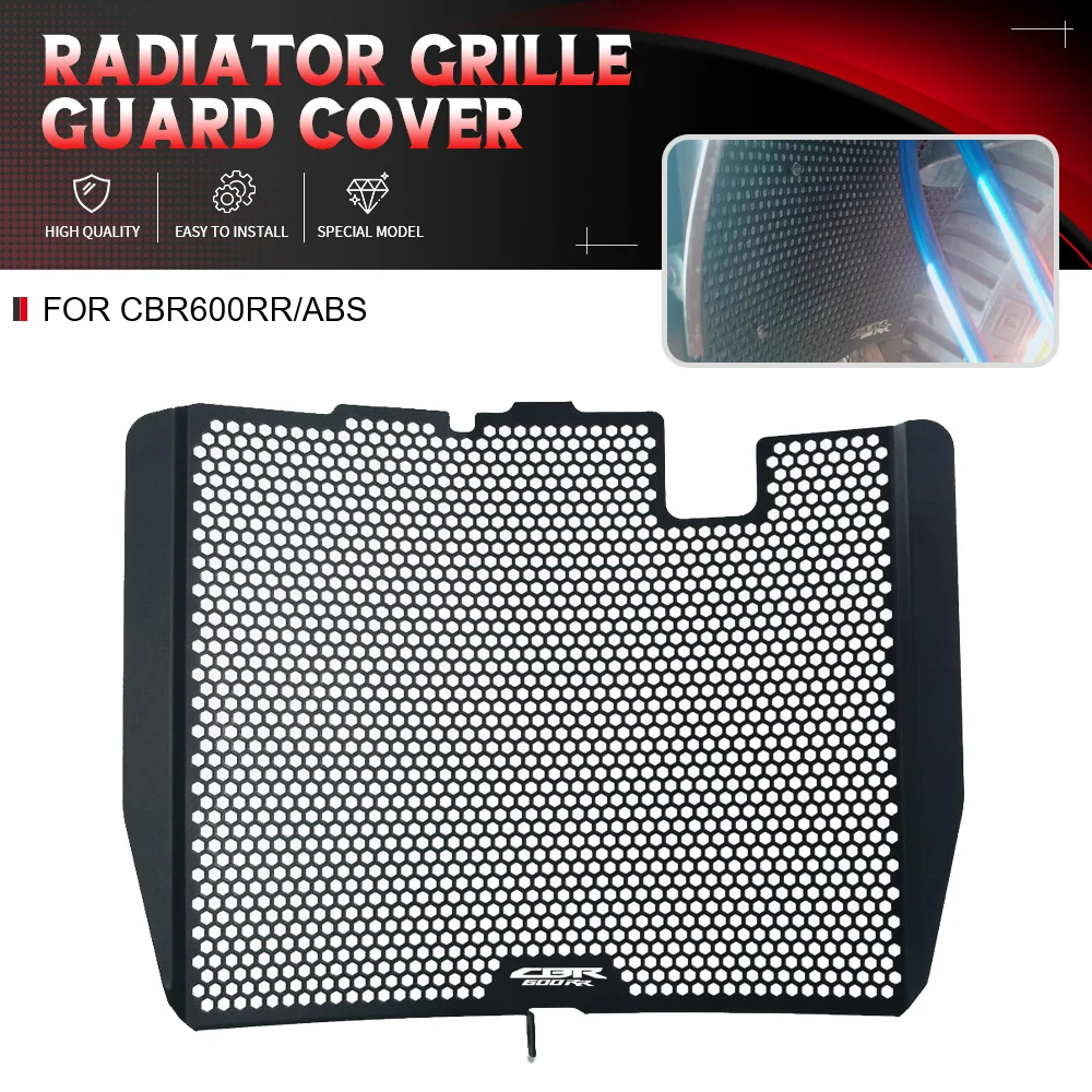 For Honda CBR600RR ABS 2007 2008 2009 2010 2011 2012 2013 2014 2015 2016 Motorcycle Radiator Grille Guard Grill Cover Protector
For Honda CBR600RR ABS 2007 2008 2009 2010 2011 2012 2013 2014 2015 2016 Motorcycle Radiator Grille Guard Grill Cover Protector