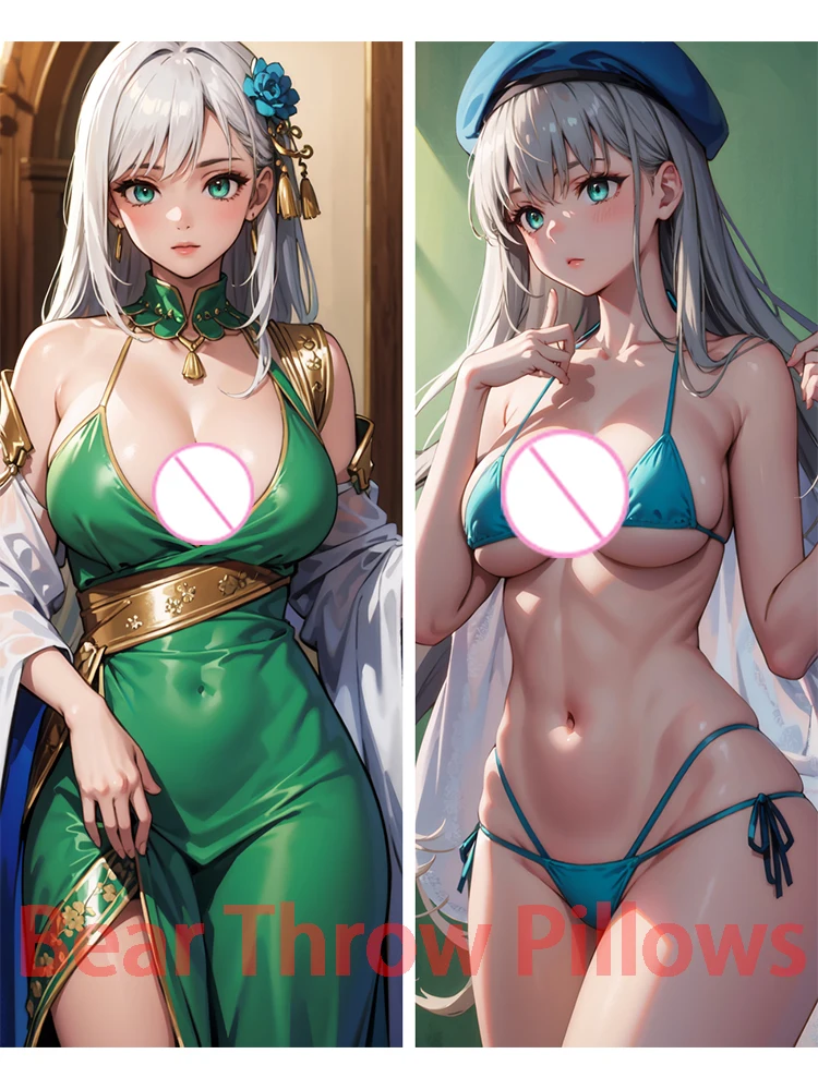 Dakimakura anime lingerie cleavage Large Breasts white hair Double-sided Print Life-size body pillows cover Christmas Decoration
Dakimakura anime lingerie cleavage Large Breasts white hair Double-sided Print Life-size body pillows cover Christmas Decoration