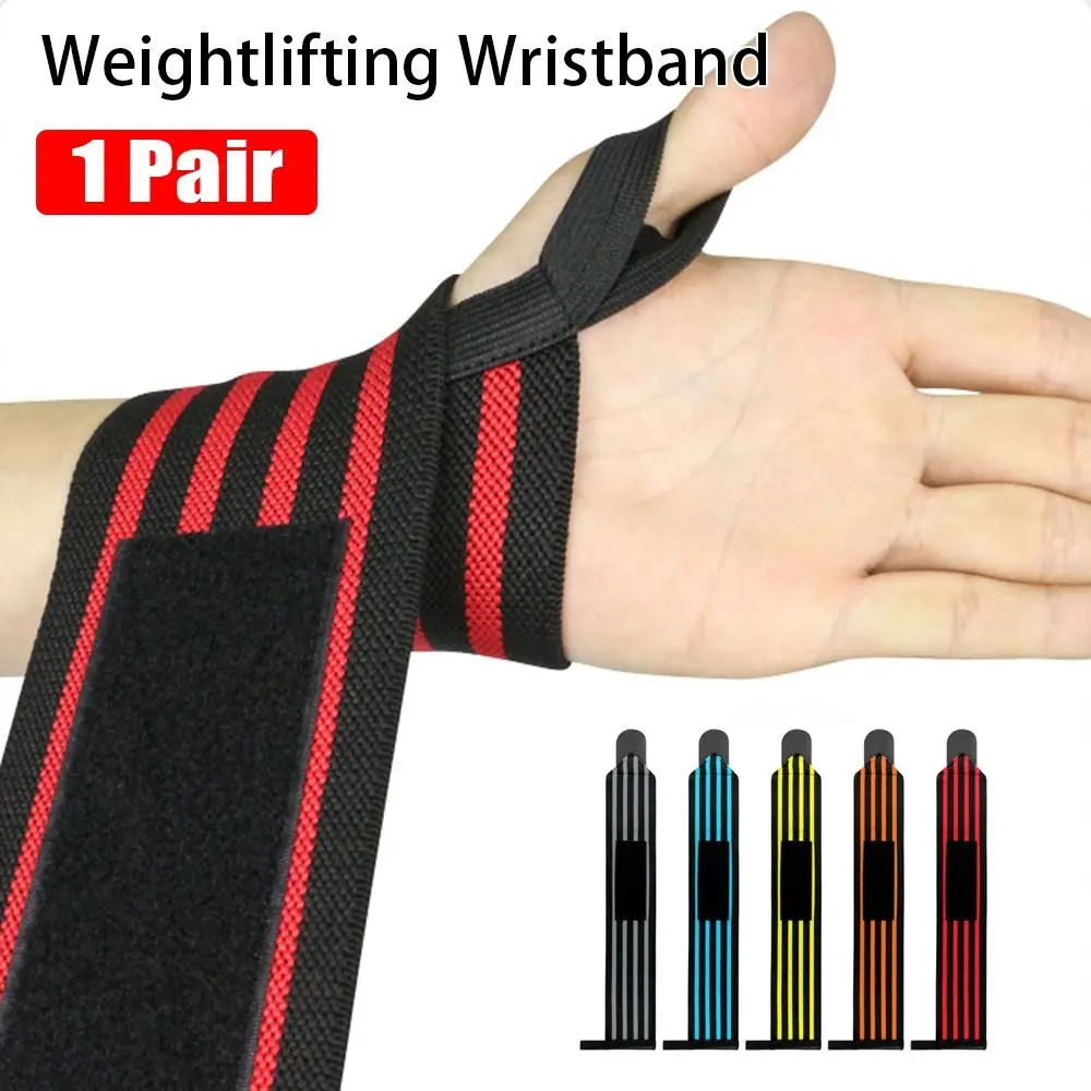 

1 Pair Weight Lifting Weightlifting Wristband Wrist Support Gym Training Sports Bandage Powerlifting Brace Straps Wrist Wraps