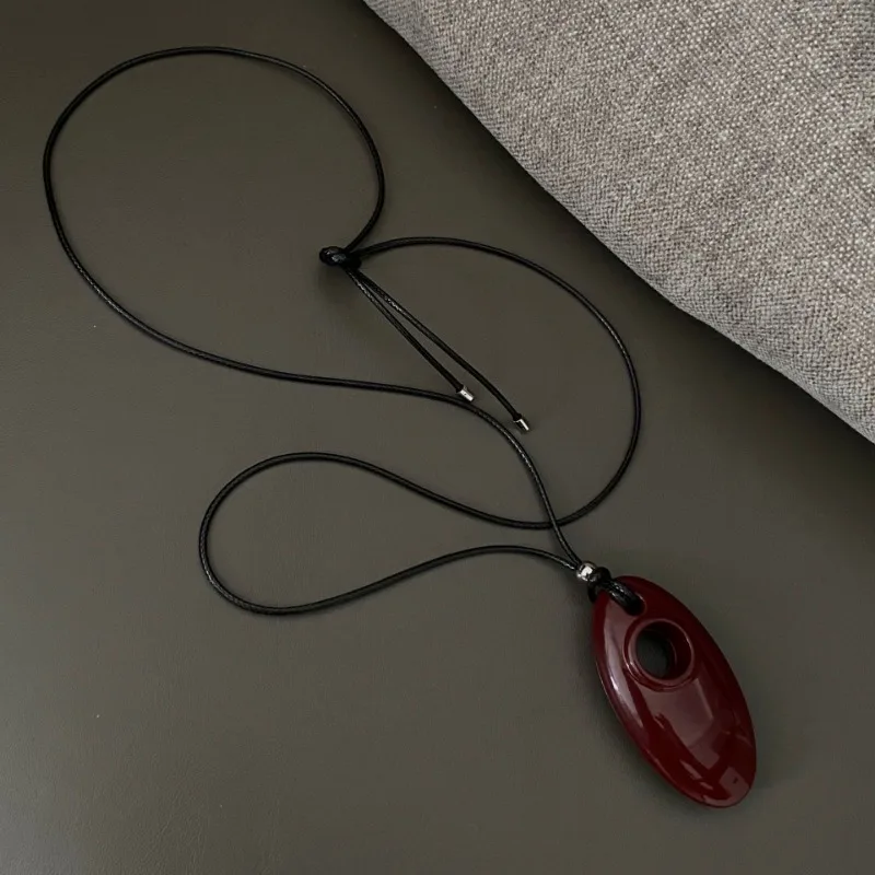 Bilandi-Collier pendentif en U nargéométrique pour femme, bijoux fantaisie, cadeaux de fête, accessoires de design fin, nouvelle tendance, 2024 5