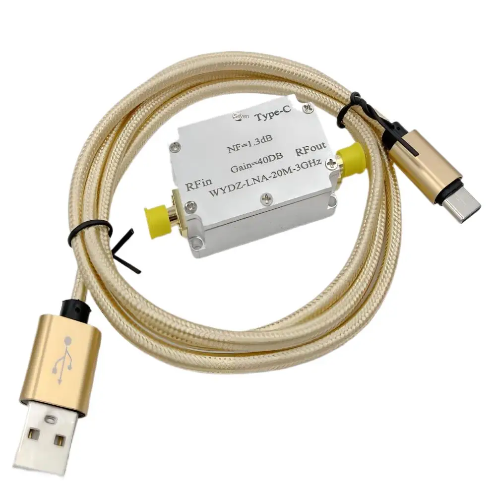 Радиочастотный усилитель LNA 20M-3 ГГц, усилитель с низким уровнем шума, коэффициент усиления дБ, 40 дБ для системы GPS-приемника