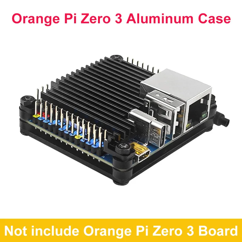 Оранжевый корпус для ПК Pi Zero 3 из алюминиевого сплава с пассивным охлаждением и силиконовым радиатором для Orange Pi Zero 3
Оранжевый корпус для ПК Pi Zero 3 из алюминиевого сплава с пассивным охлаждением и силиконовым радиатором для Orange Pi Zero 3