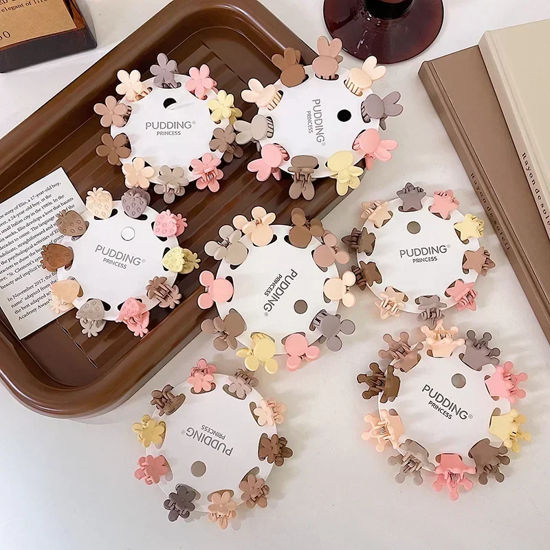 10PCS Cute Star Butterfly Candy Small Hair Claw Crab Hair Clips Girls Childs Mini Cartoon Hair Clamps Baby Hair Accessories Sets
10PCS Cute Star Butterfly Candy Small Hair Claw Crab Hair Clips Girls Childs Mini Cartoon Hair Clamps Baby Hair Accessories Sets