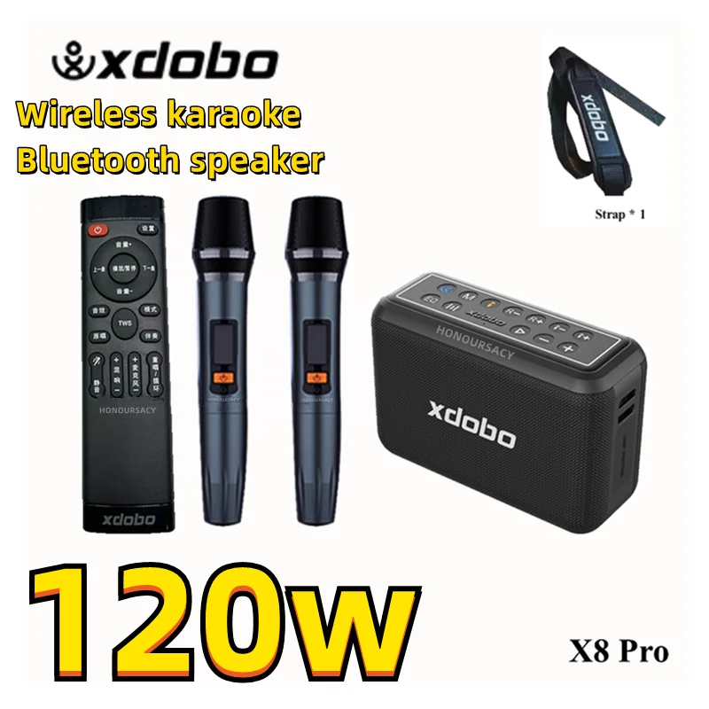 

XDOBO X8 PRO 120 Вт Супер Мощный Bluetooth-совместимый динамик сабвуфер водонепроницаемый поддержка TWS беспроводной звуковой эффект уличный динамик