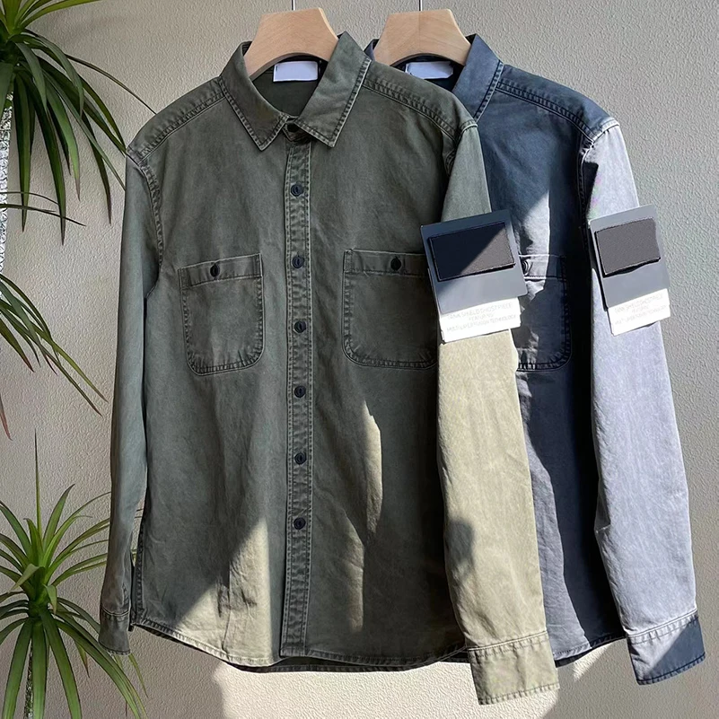 Washed Denim Workwear Men's Shirts Jackets Spring Summer Loose Cotton Outdoor Breathable Streetwear Jaqueta Masculina MA791
Washed Denim Workwear Men's Shirts Jackets Spring Summer Loose Cotton Outdoor Breathable Streetwear Jaqueta Masculina MA791