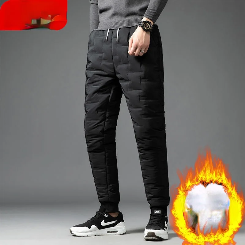 Tactical Winter Men's 90% White Duck Down Pants High Quality Slim Straight Snow Pants Warm Down Padded Trousers Male Clothing
Tactical Winter Men's 90% White Duck Down Pants High Quality Slim Straight Snow Pants Warm Down Padded Trousers Male Clothing