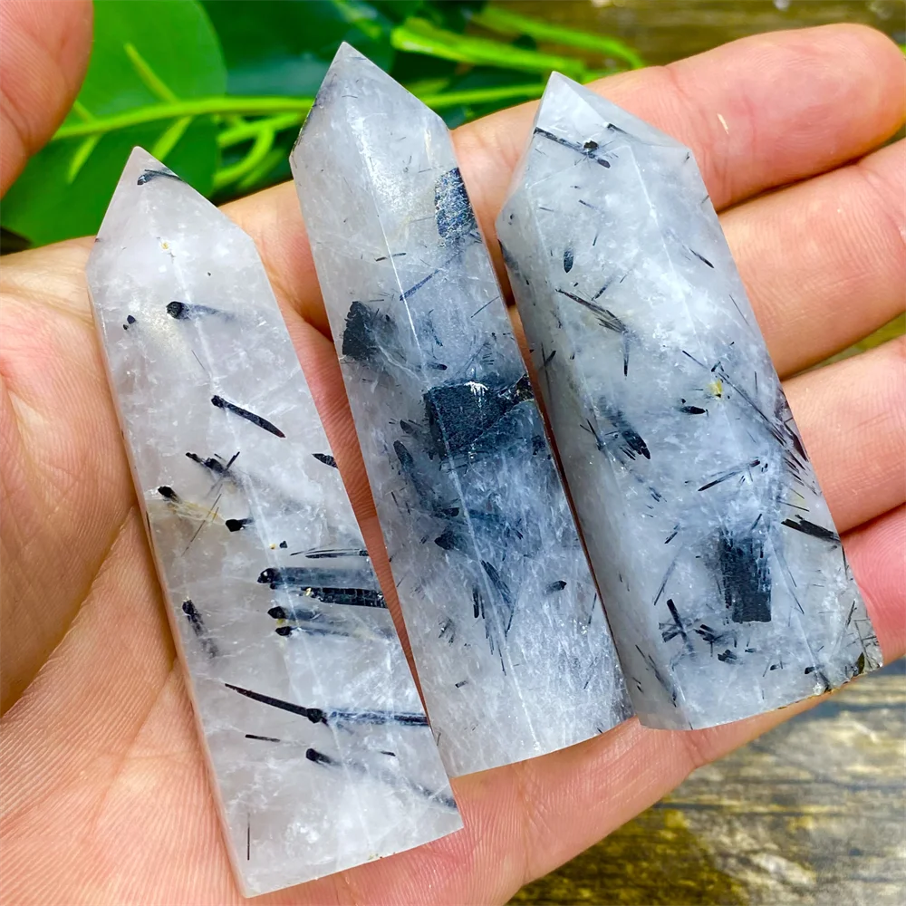 Tourmaline Natural Black Hair Quartz Crystal Tower Point Meditation Reiki Witchcraft Wand Fashion Ornament Home Decoration
Tourmaline Natural Black Hair Quartz Crystal Tower Point Meditation Reiki Witchcraft Wand Fashion Ornament Home Decoration