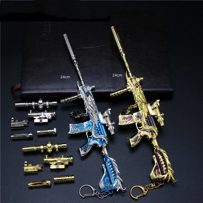 Multiple styles M416 PUBG Toy Gun Metal Weapon Model Pan Keychain Assemble Parts Alloy Light Key Chain Car Pendant Gift Toy
Multiple styles M416 PUBG Toy Gun Metal Weapon Model Pan Keychain Assemble Parts Alloy Light Key Chain Car Pendant Gift Toy