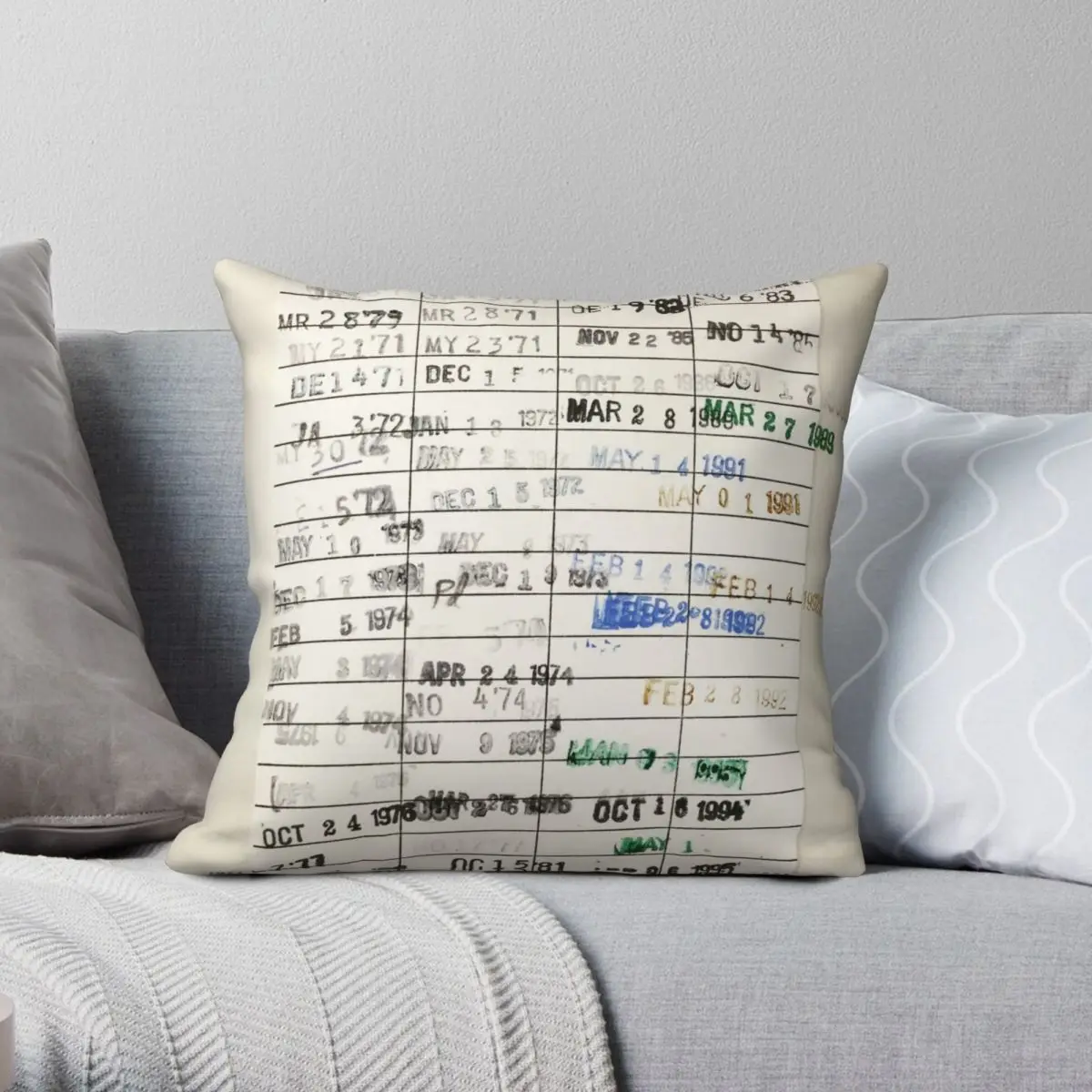 Library Card Square Pillowcase Polyester Linen Velvet Pattern Zip Decorative Throw Pillow Case Home Cushion Cover
Library Card Square Pillowcase Polyester Linen Velvet Pattern Zip Decorative Throw Pillow Case Home Cushion Cover