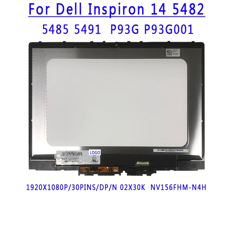 DP/N 02X30K 14,0 дюймов 1920x1080IPS EDP 30PIN 45% NTSC сенсорный ЖК-дисплей в сборе для Dell Inspiron 14 5482 5485 5491 2 в 1 P93G P93G001
DP/N 02X30K 14,0 дюймов 1920x1080IPS EDP 30PIN 45% NTSC сенсорный ЖК-дисплей в сборе для Dell Inspiron 14 5482 5485 5491 2 в 1 P93G P93G001