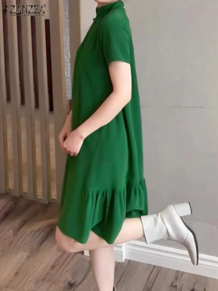 ZANZEA 2024 New Chinese Dress Women Vintage Stand Collar Knee Robes Summer 2024 Retro Cheongsam Vestidos Elegant Party Dresses
ZANZEA 2024 New Chinese Dress Women Vintage Stand Collar Knee Robes Summer 2024 Retro Cheongsam Vestidos Elegant Party Dresses