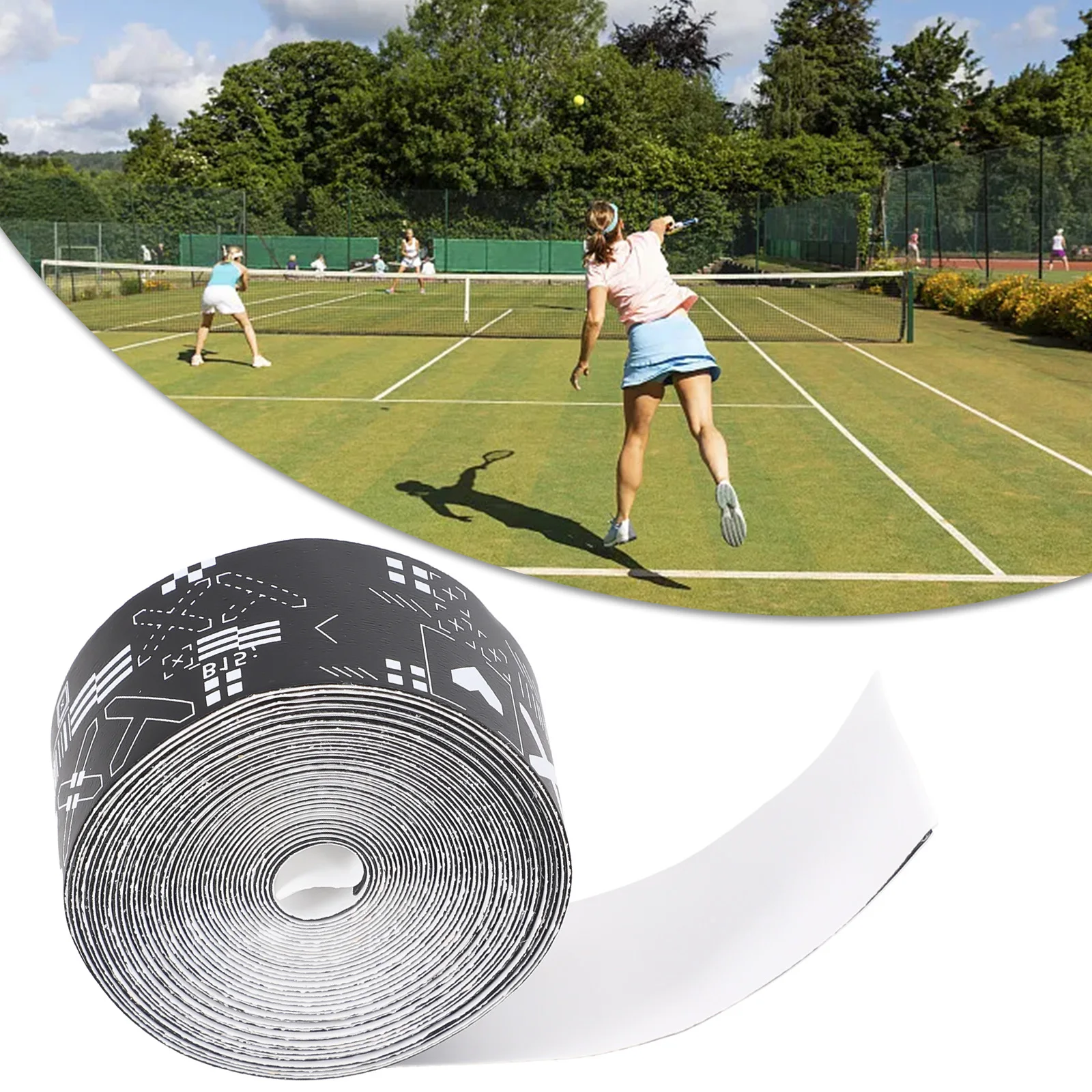 Durable Practical Brand New Stickers Tape 500cm Black/White Dry PU For Beach Pickleball Pickleball Racquet Tapes
Durable Practical Brand New Stickers Tape 500cm Black/White Dry PU For Beach Pickleball Pickleball Racquet Tapes