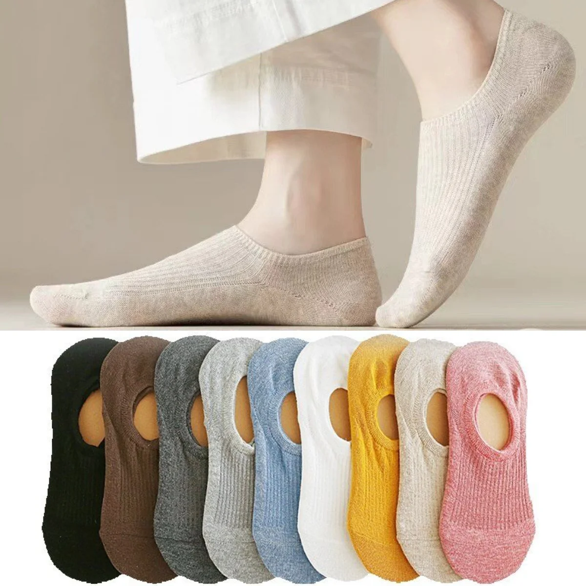 Silicone Non-slip Invisible No Show Socks Women Cotton Thin Breathable Low Cut Boat Socks Casual Solid Color Women Sock Slippers
Silicone Non-slip Invisible No Show Socks Women Cotton Thin Breathable Low Cut Boat Socks Casual Solid Color Women Sock Slippers
